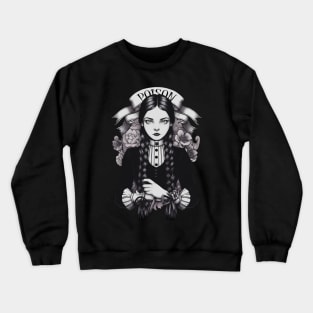 Wednesday Addams goth Crewneck Sweatshirt